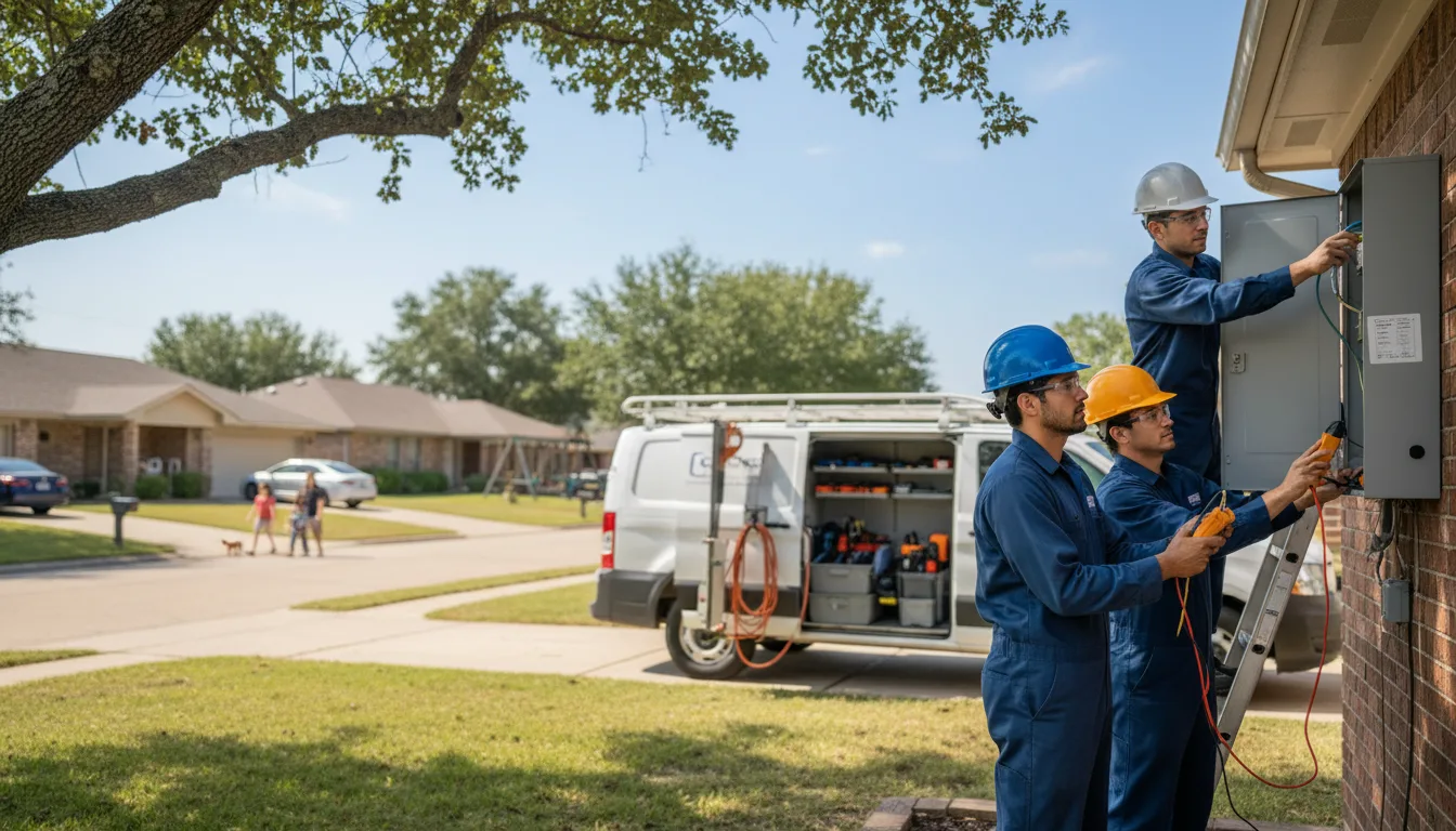 Certified electrician providing emergency electrical services in Loyal, WI